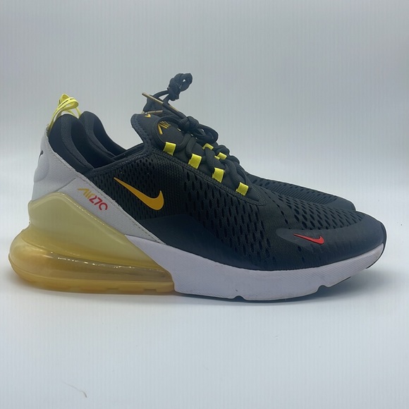 Men’s Nike AirMax 270 Yellow/Black/White DO5849-001 USED Size 13 - Picture 2 of 10